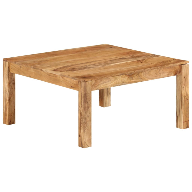 vidaXL Coffee Table 80x80x40 cm Solid Wood Acacia