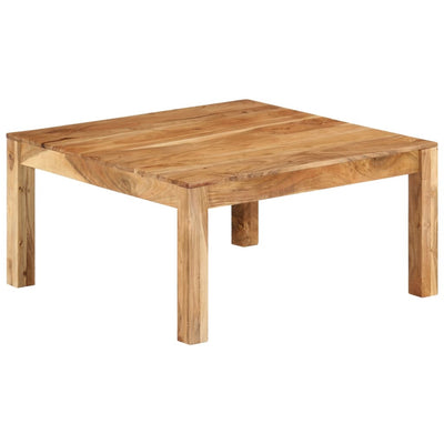 vidaXL Coffee Table 80x80x40 cm Solid Wood Acacia