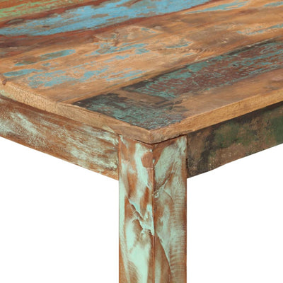vidaXL Dining Table 82x80x76 cm Solid Reclaimed Wood