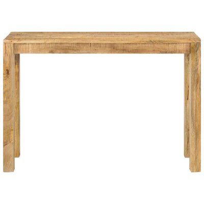 vidaXL Console Table 110x35x76 cm Rough Mango Wood