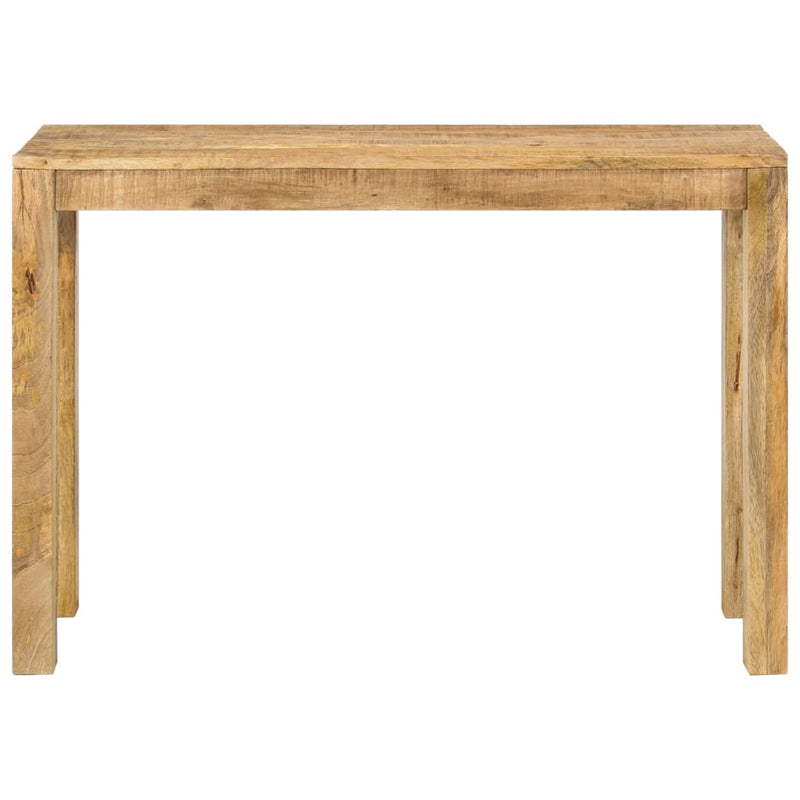 vidaXL Console Table 110x35x76 cm Rough Mango Wood