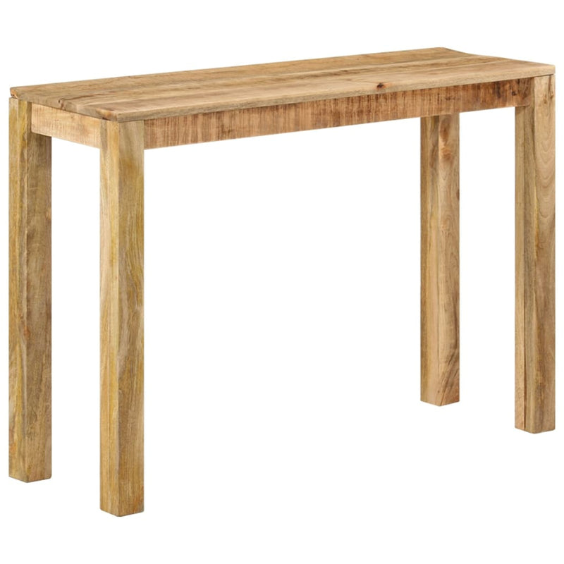 vidaXL Console Table 110x35x76 cm Rough Mango Wood