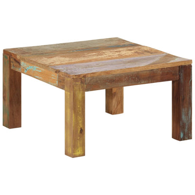 vidaXL Coffee Table 60x60x35 cm Solid Reclaimed Wood