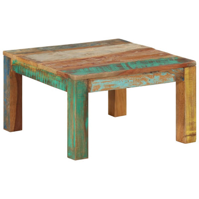 vidaXL Coffee Table 60x60x35 cm Solid Reclaimed Wood