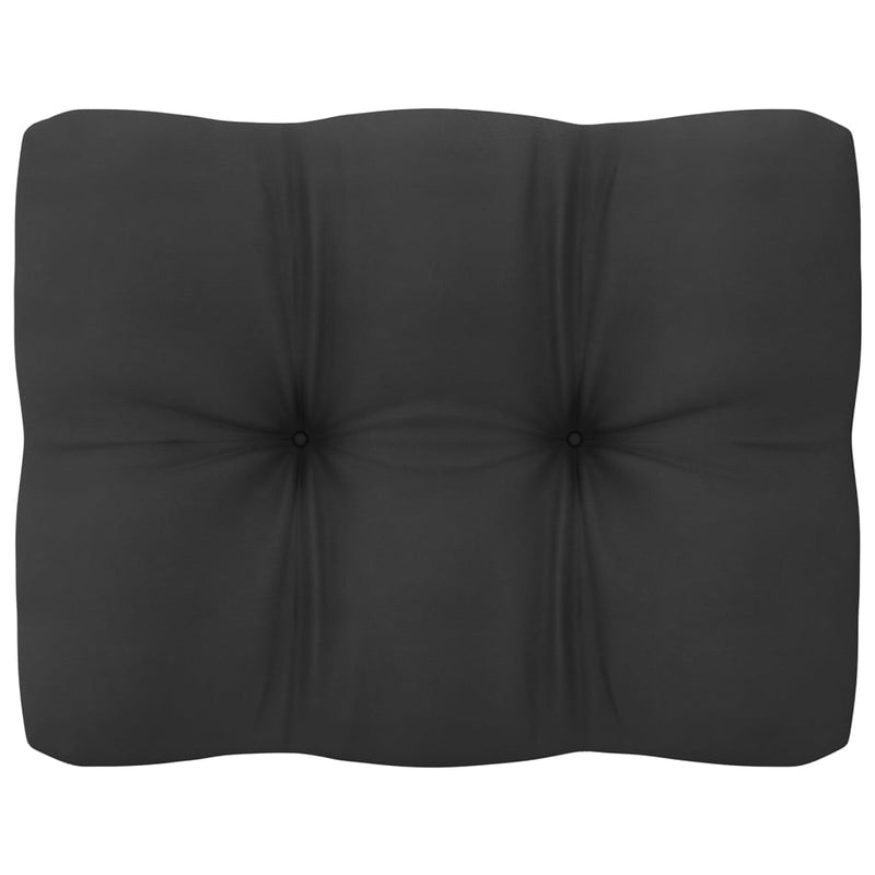 vidaXL 11 Piece Garden Lounge Set with Anthracite Cushions Pinewood