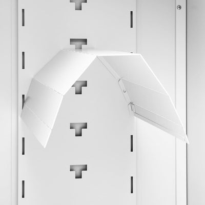 vidaXL Saddle Cabinet Anthracite 53x53x140 cm Steel