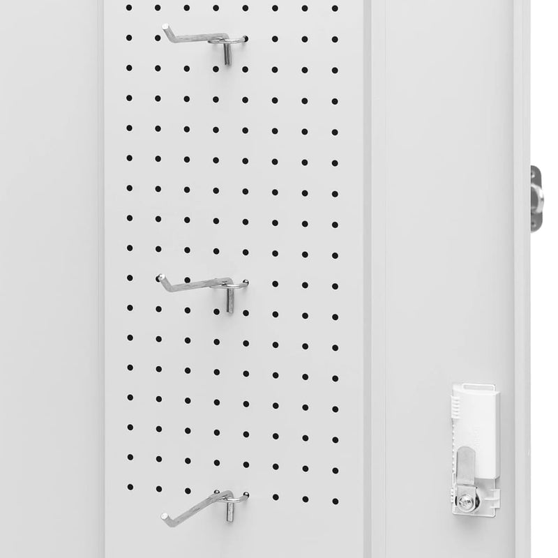 vidaXL Saddle Cabinet Anthracite 53x53x140 cm Steel