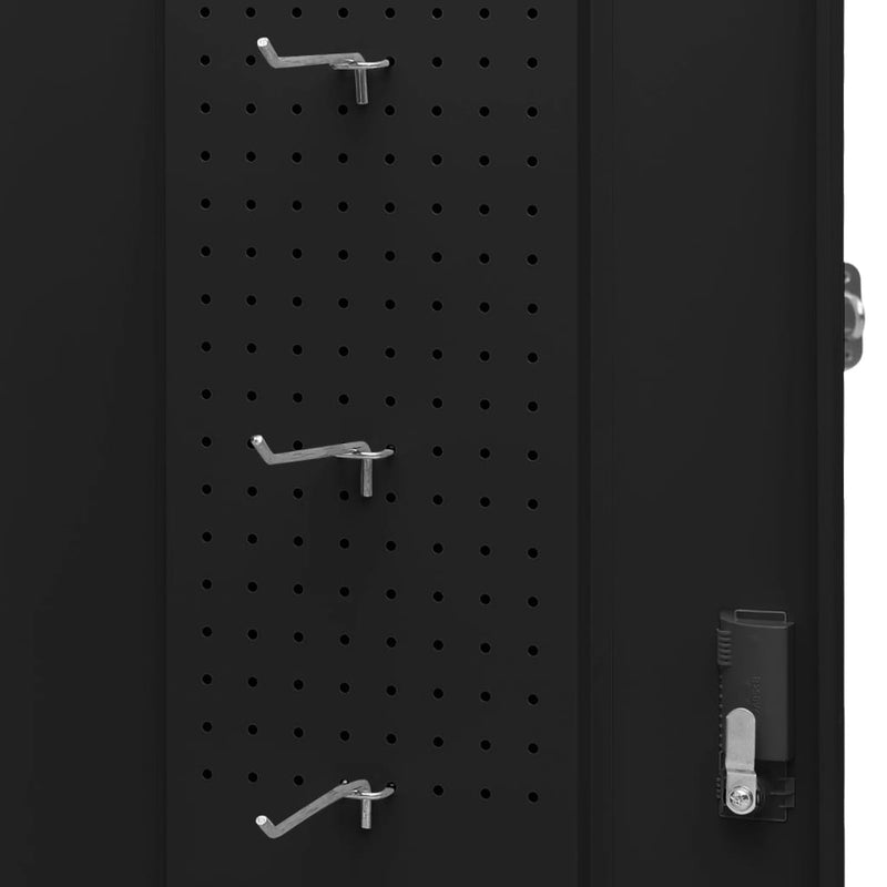 vidaXL Saddle Cabinet Anthracite 53x53x140 cm Steel