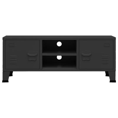 vidaXL Industrial TV Cabinet Anthracite 105x35x42 cm Metal