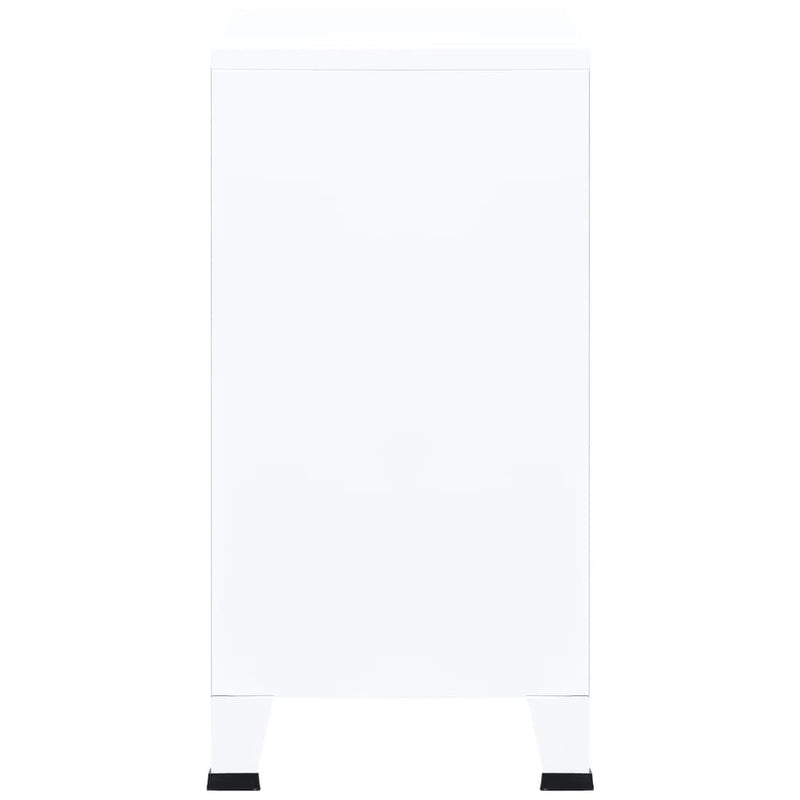 vidaXL Industrial Storage Chest Anthracite 75x40x80 cm Steel