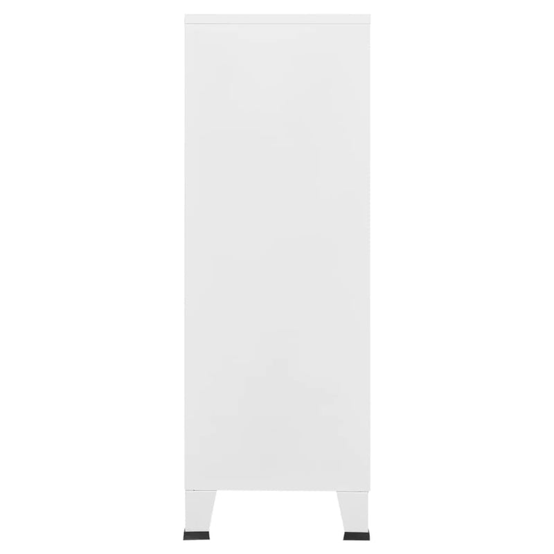 vidaXL Industrial Storage Chest Anthracite 75x40x115 cm Metal