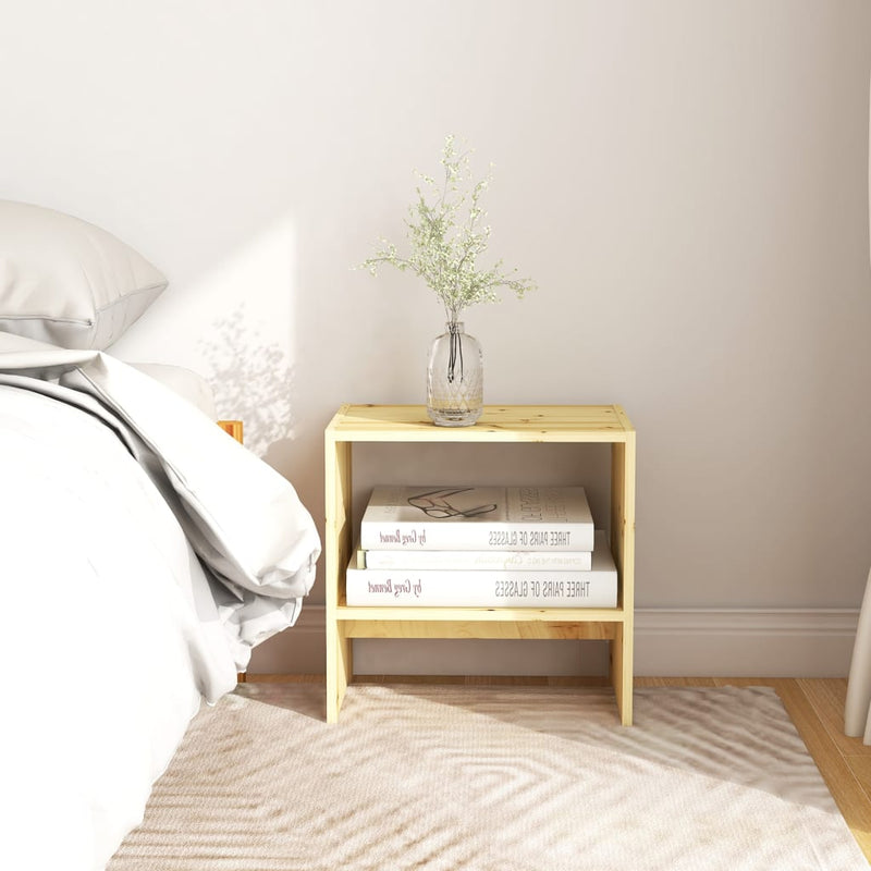 vidaXL Bedside Cabinet 40x30.5x35.5 cm Solid Firwood