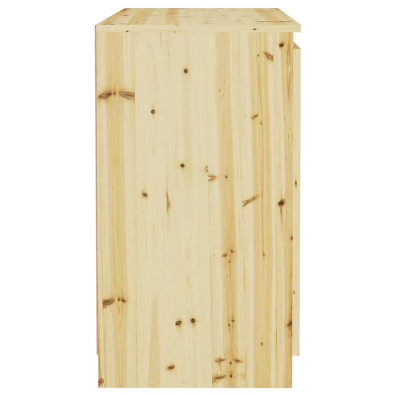 vidaXL Side Cabinet 60x36x65 cm Solid Firwood