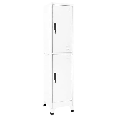 vidaXL Locker Cabinet Black 90x45x180 cm Steel