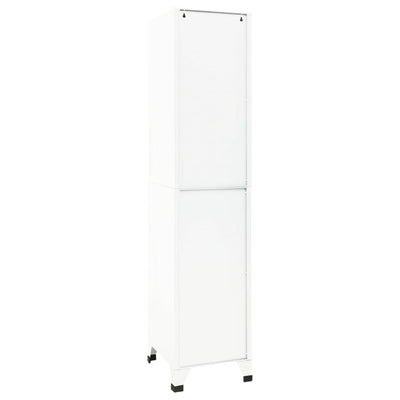 vidaXL Locker Cabinet Black 90x45x180 cm Steel