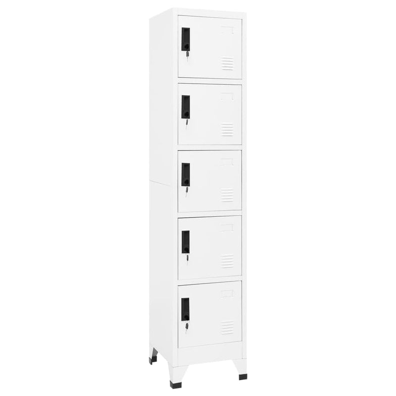 vidaXL Locker Cabinet Anthracite 38x45x180 cm Steel
