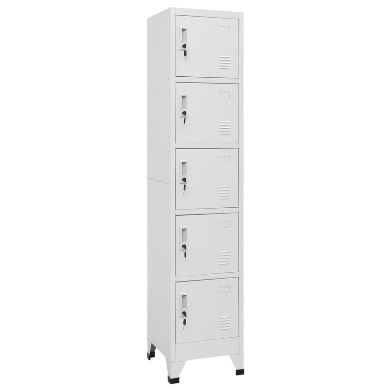 vidaXL Locker Cabinet Anthracite 38x45x180 cm Steel