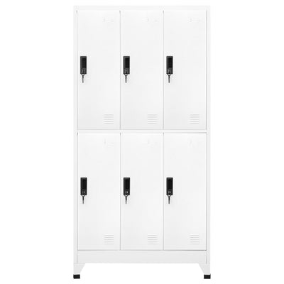 vidaXL Locker Cabinet Black 90x45x180 cm Steel
