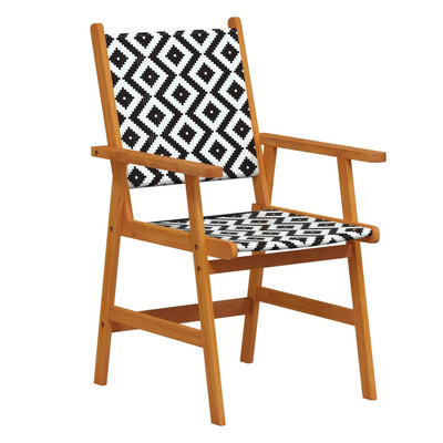 vidaXL 3 Piece Garden Dining Set Solid Wood Acacia