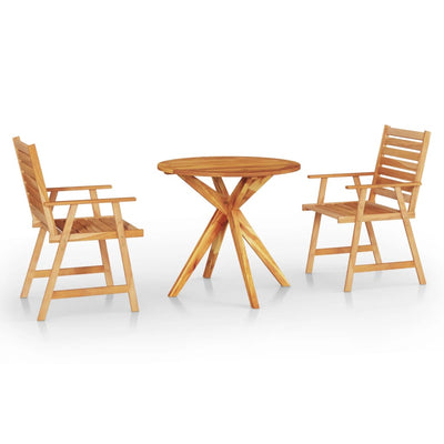 vidaXL 5 Piece Garden Dining Set Solid Wood Acacia