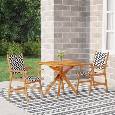 vidaXL 5 Piece Garden Dining Set Solid Wood Acacia
