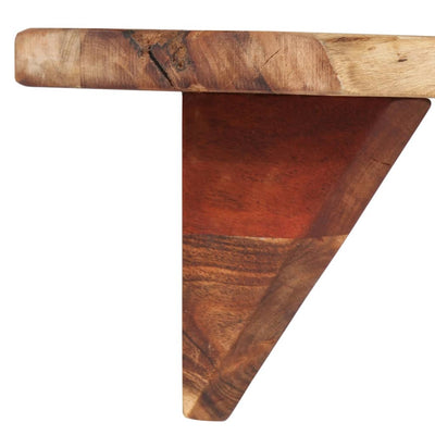 vidaXL Wall Shelves 2 pcs 110x20x18 cm Solid Wood Acacia