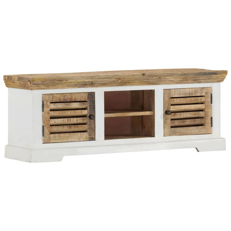 vidaXL TV Cabinet 110x30x40 cm Solid Wood Mango