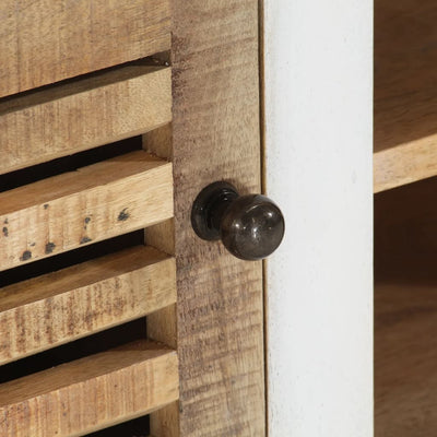 vidaXL TV Cabinet 110x30x40 cm Solid Wood Mango