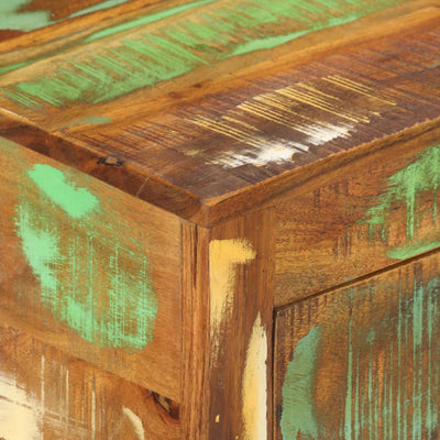 vidaXL Sideboard 110x30x65 cm Solid Wood Reclaimed