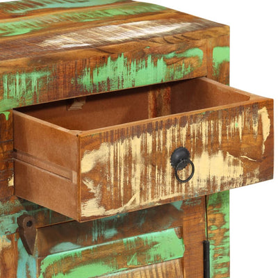 vidaXL Sideboard 110x30x65 cm Solid Wood Reclaimed
