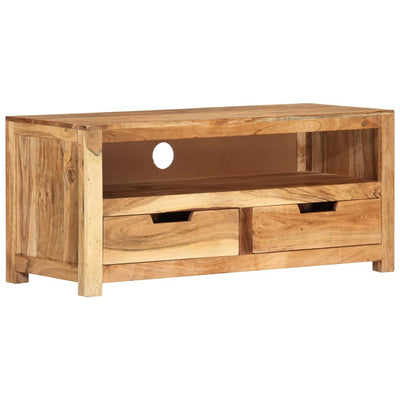 vidaXL TV Cabinet 88x35x40 cm Solid Wood Acacia