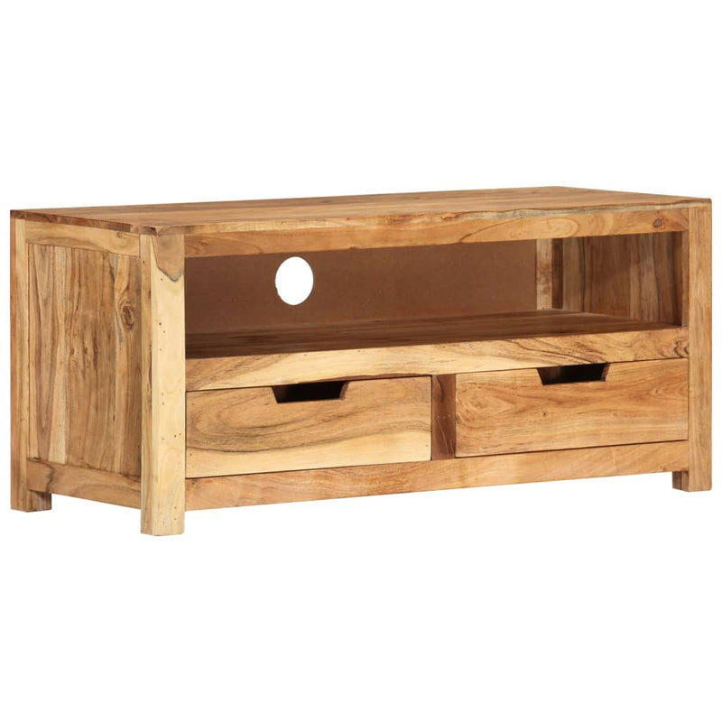 vidaXL TV Cabinet 88x35x40 cm Solid Wood Acacia