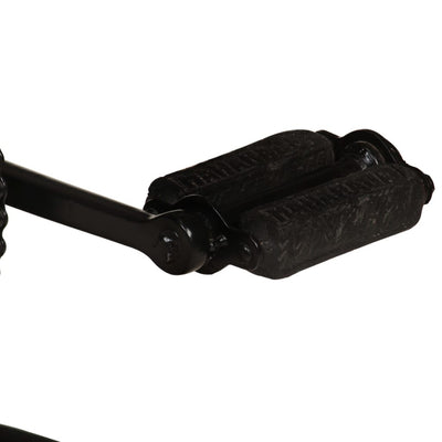 vidaXL Bar Stools 2 pcs Black Real Goat Leather