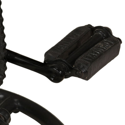 vidaXL Bar Stools 2 pcs Black Real Goat Leather