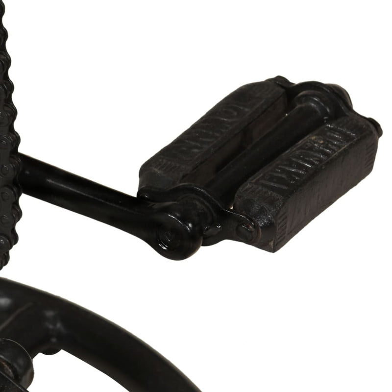 vidaXL Bar Stools 2 pcs Black Real Goat Leather