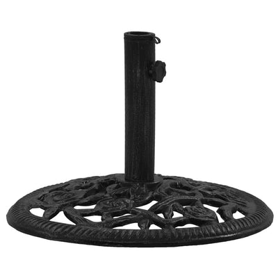 vidaXL Umbrella Base Black 40x40x32 cm Cast Iron