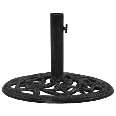 vidaXL Umbrella Base Black 40x40x32 cm Cast Iron