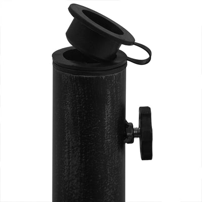 vidaXL Umbrella Base Black 40x40x32 cm Cast Iron