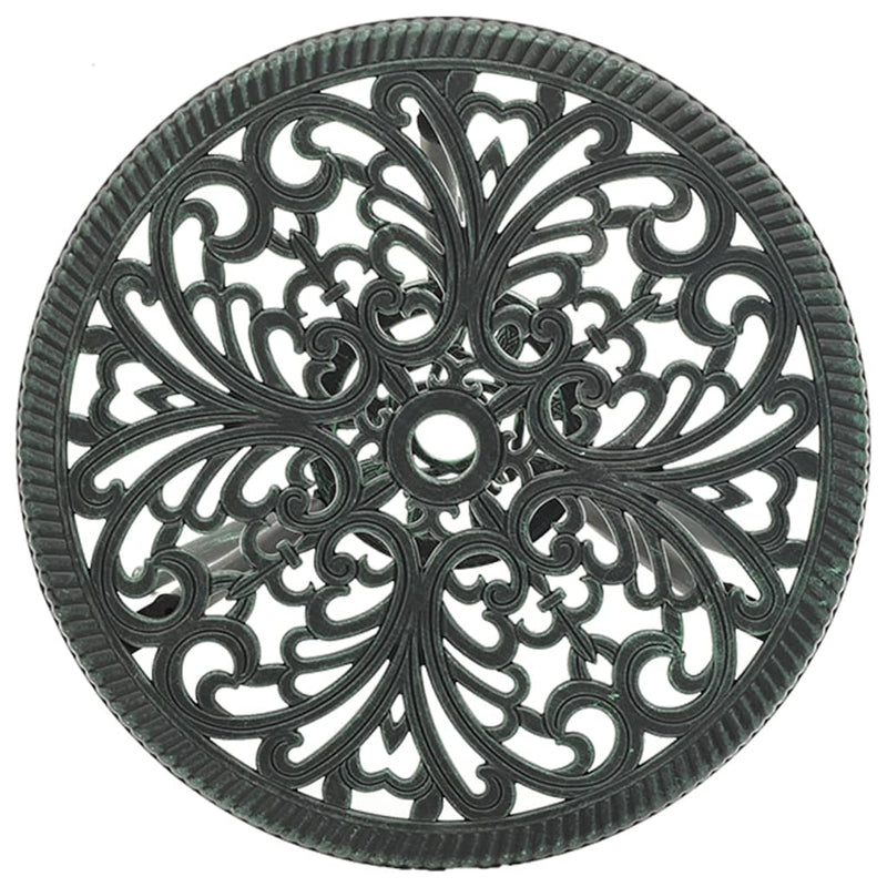 vidaXL 3 Piece Bistro Set Cast Aluminium Black