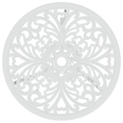 vidaXL 3 Piece Bistro Set Cast Aluminium Black