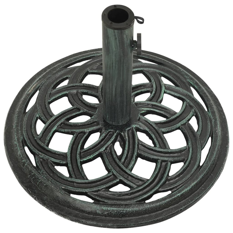 vidaXL Umbrella Base Black 40x40x32 cm Cast Iron