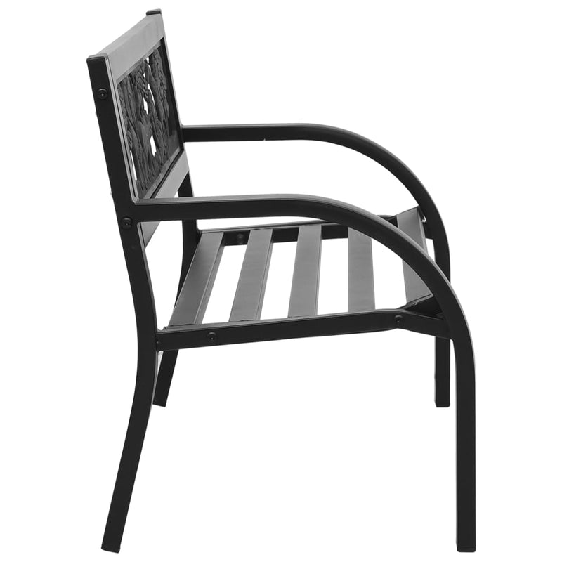 vidaXL Children Garden Bench 86 cm Steel