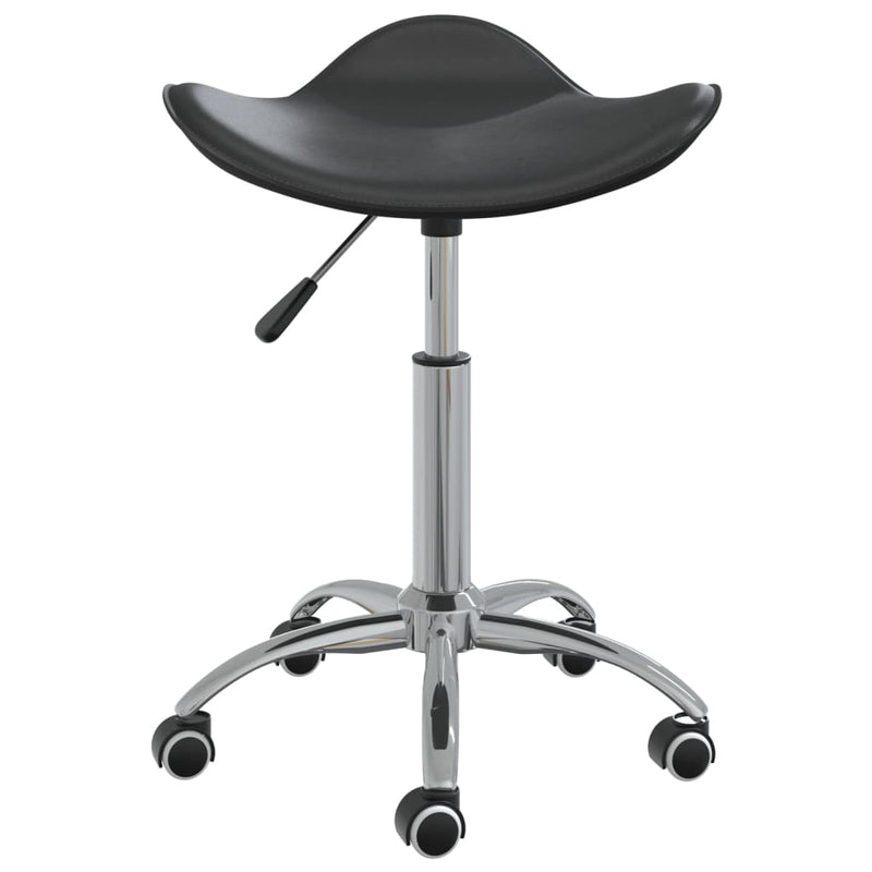 vidaXL Office Chair Black Faux Leather
