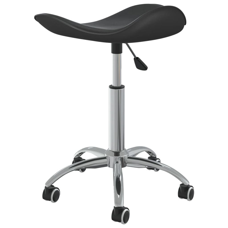 vidaXL Office Chair Black Faux Leather
