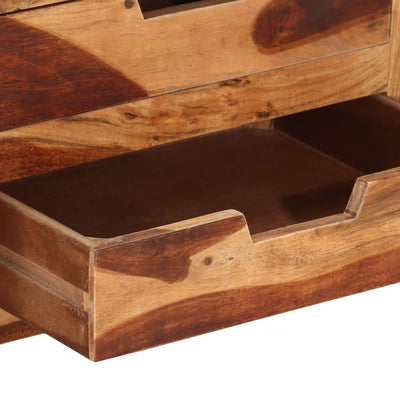 vidaXL TV Cabinet 90x34.5x50 cm Solid Wood Acacia