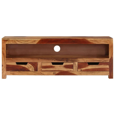 vidaXL TV Cabinet 110x30x40 cm Solid Wood Acacia