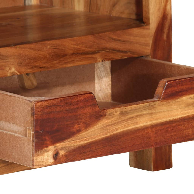 vidaXL TV Cabinet 110x30x40 cm Solid Wood Acacia