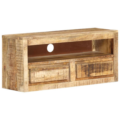 vidaXL TV Cabinet 88x30x40 cm Solid Wood Mango
