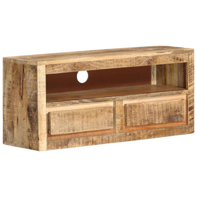 vidaXL TV Cabinet 88x30x40 cm Solid Wood Mango