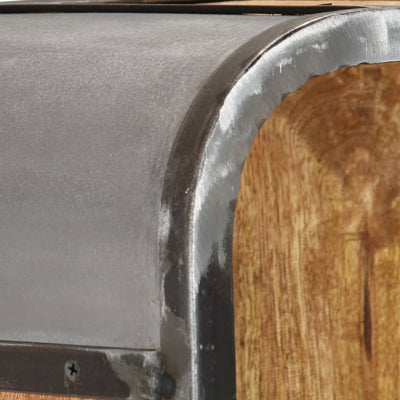 vidaXL Highboard 40x30x126 cm Solid Wood Mango